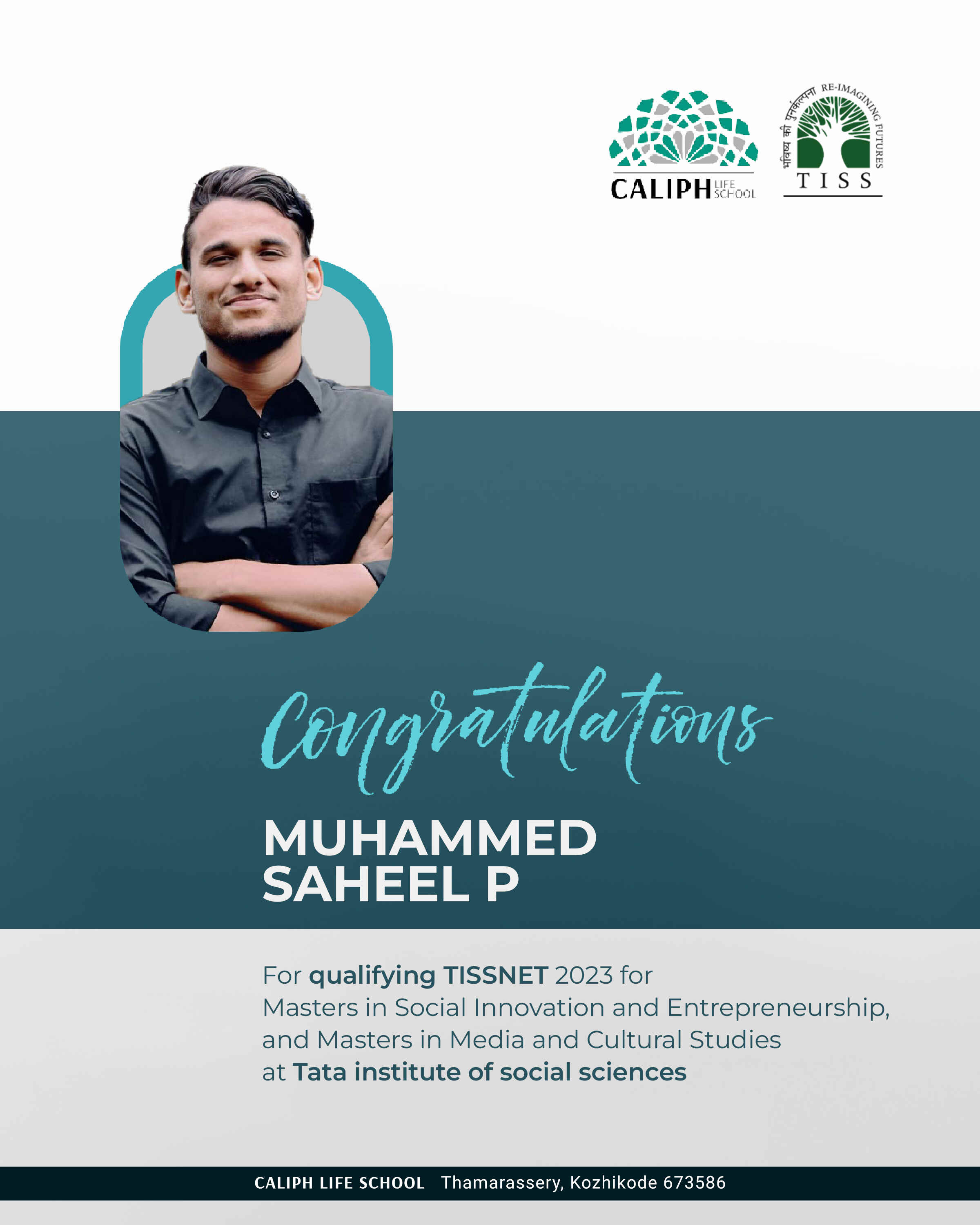 SECURED ADMISSION AT TISS MUMBAI